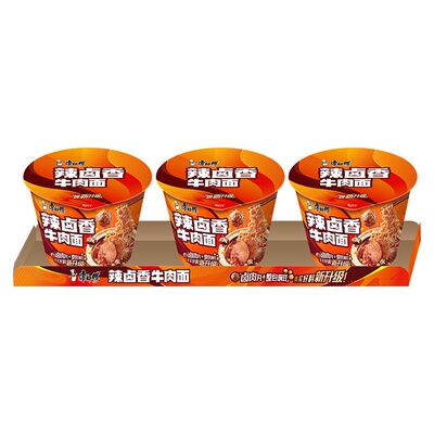 康师傅经典辣卤香方便面