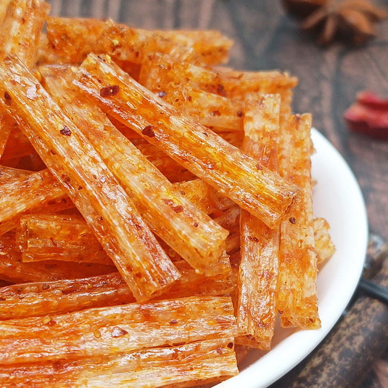 小面筋辣条香辣味30g袋休闲食品小吃麻辣豆干解馋出游零食 - 图1