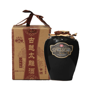 古越龙山绍兴黄酒八年陈酿太雕黄酒半甜型坛装黄酒糯米酒绍兴老酒