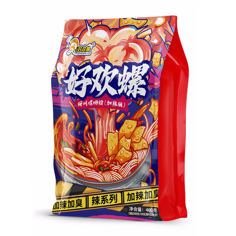好欢螺加臭加辣螺蛳粉400g×10袋檀健次柳州螺狮粉酸辣粉速食米粉,淘宝优惠券,粉丝福利购,淘宝优惠卷
