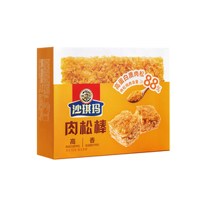 【徐福记】高蛋白沙琪玛肉松棒350g*3盒