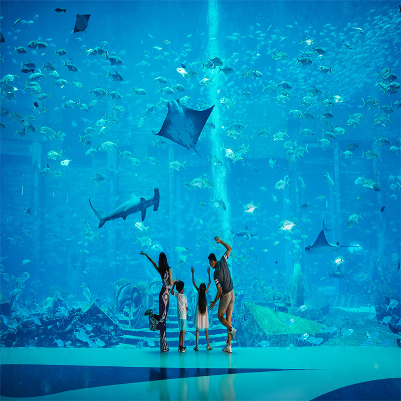 1-2晚三亚亚特兰蒂斯酒店一线海景自助晚餐无限次水族馆水世界