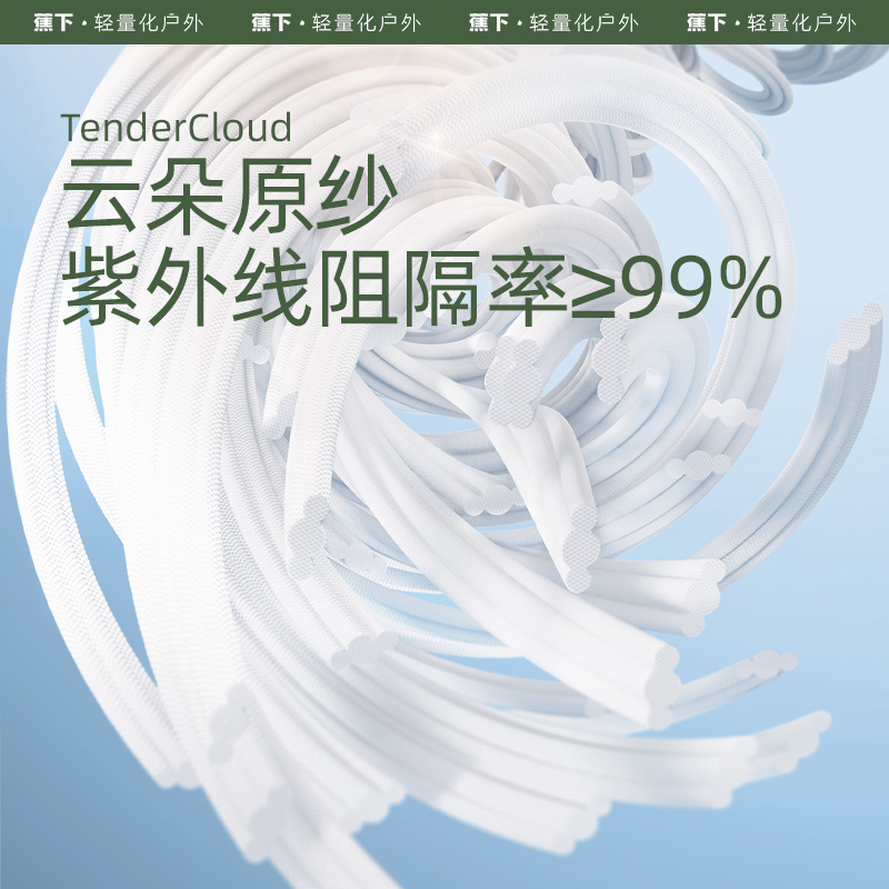 蕉下修容口罩EM320立体软支撑护眼角防晒口罩高颜值腮红修容口罩