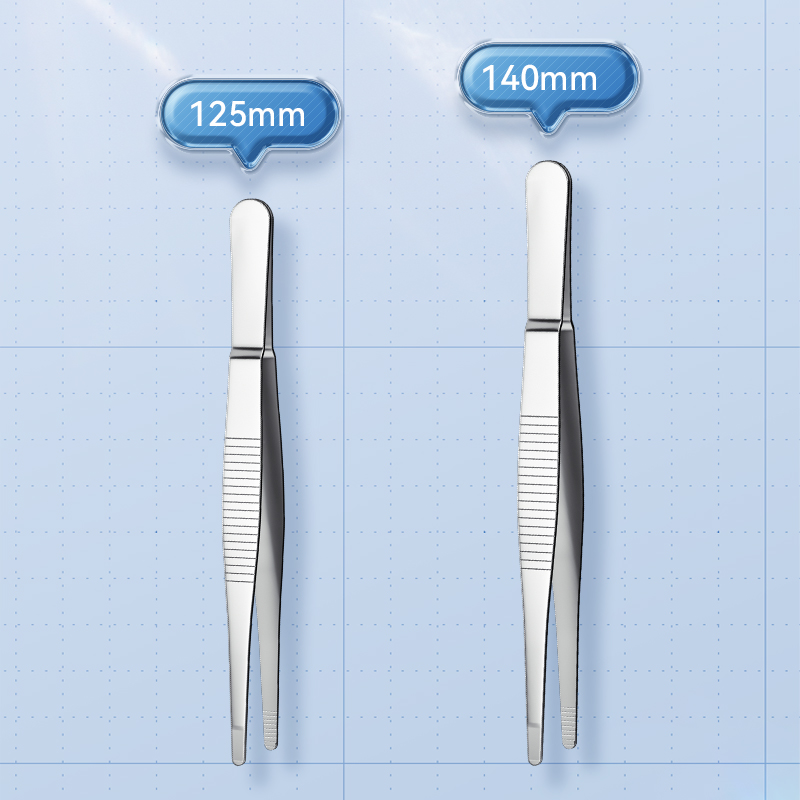 海氏海诺医用镊子125mm高端不锈钢小号镊子夹子手术工具 - 图3