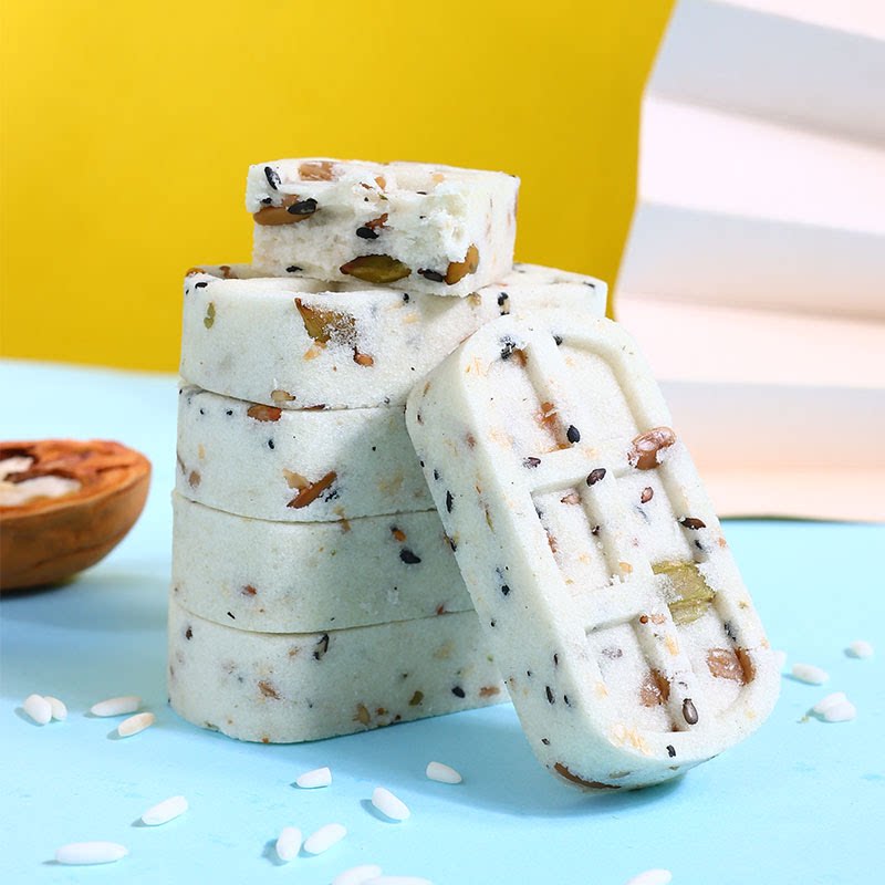 红枣山药八珍糕芡实糕茯苓糕点无蔗糖点心健康脾胃养胃送老人零食