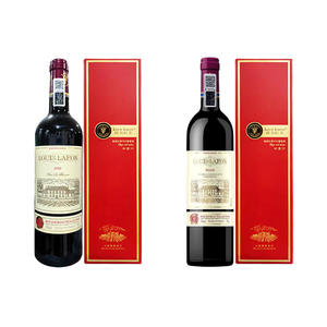 法国进口红酒路易拉菲LOUISLAFON豪爵珍选干红葡萄酒精美单支礼盒