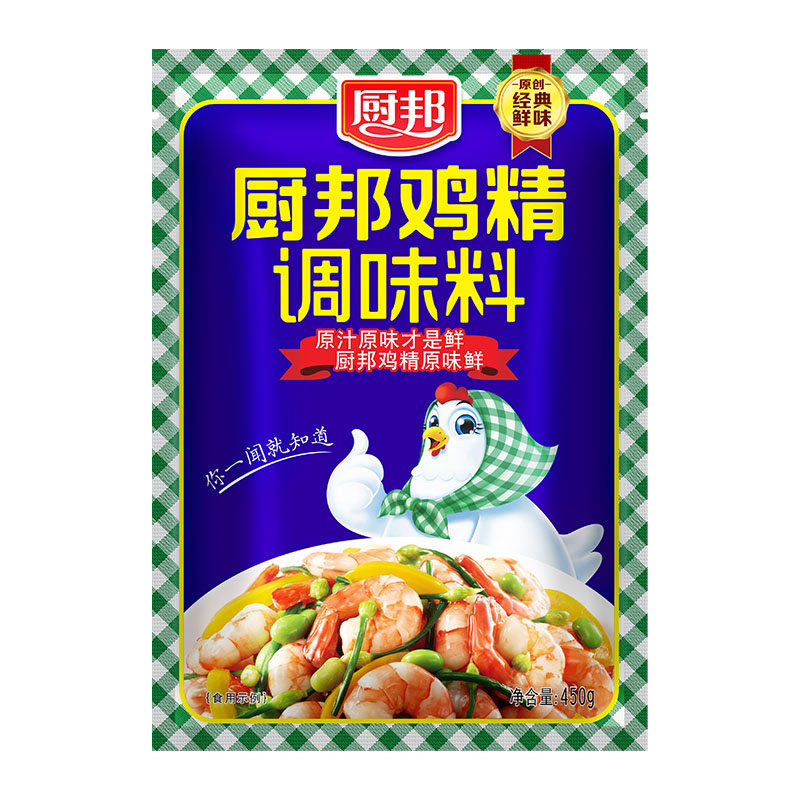 厨邦鸡精450g大袋装原味鲜厨房调味料凉拌炒菜炖汤提味香颗粒均匀 - 图0