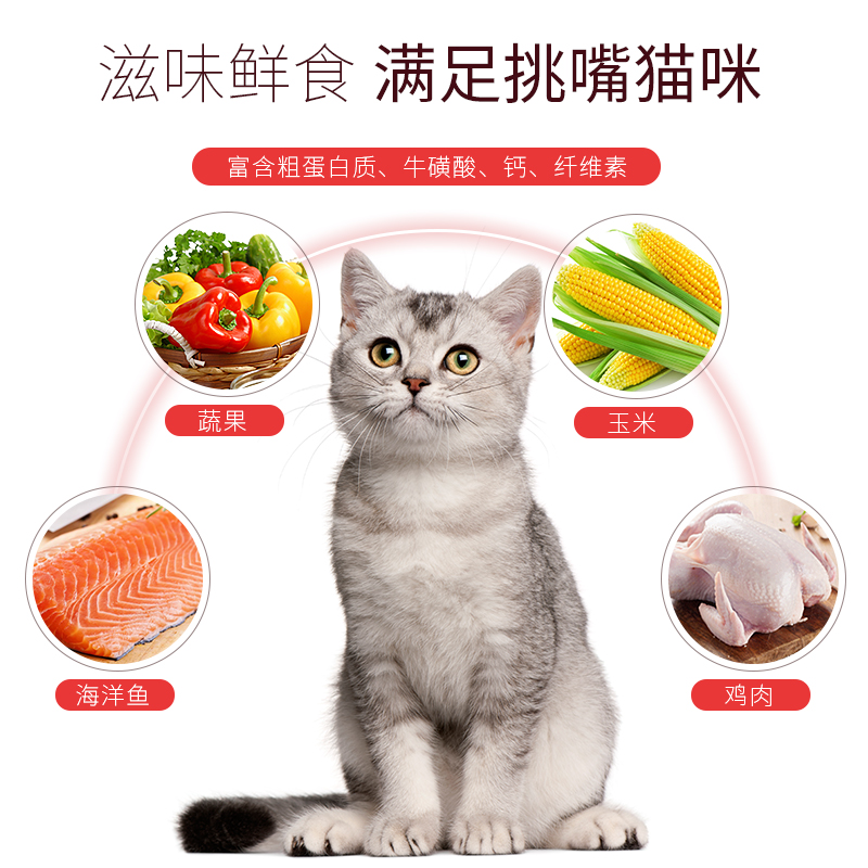 GAINES/佳乐滋尤妮佳银勺猫粮全价成猫主粮1.4kg营养-图1