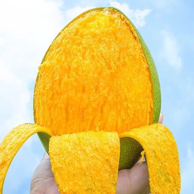 四川攀枝花凯特芒果新鲜5-10斤应季水果芒果整箱包邮特大青芒果
