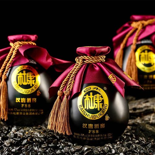 白水杜康汉唐酒窖f88浓香型52度白酒粮食整箱6瓶装送礼佳 - 图2