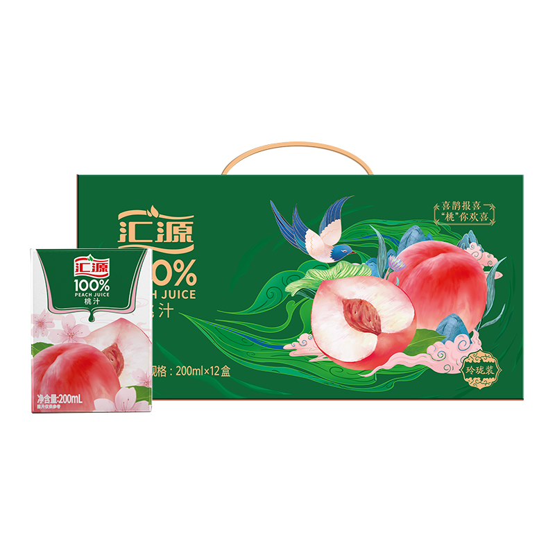 汇源果汁桃混合果蔬汁