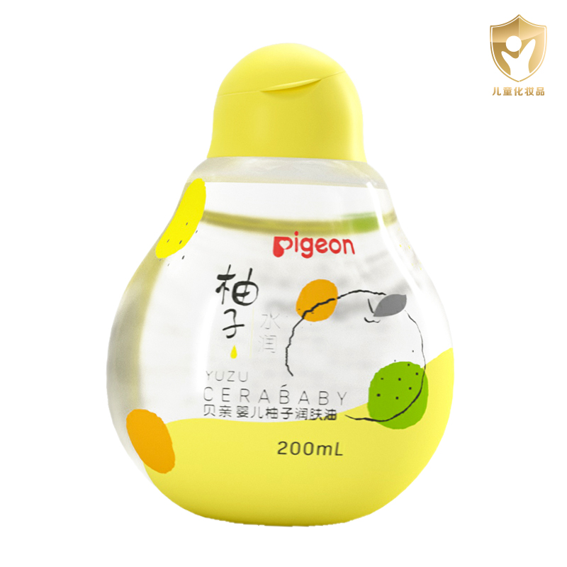 Pigeon贝亲婴儿润肤油200ml*1瓶新生宝宝抚触按摩油身体油 润护肤