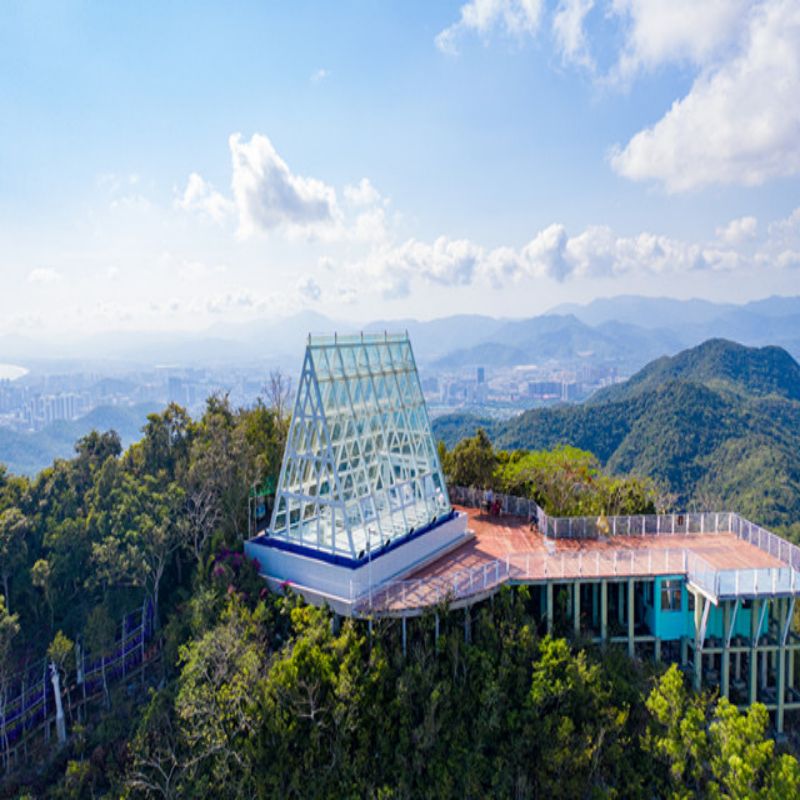 [凤凰岭海誓山盟景区-门票+往返观海索道票+奇幻森林票]一小时后可用 - 图0