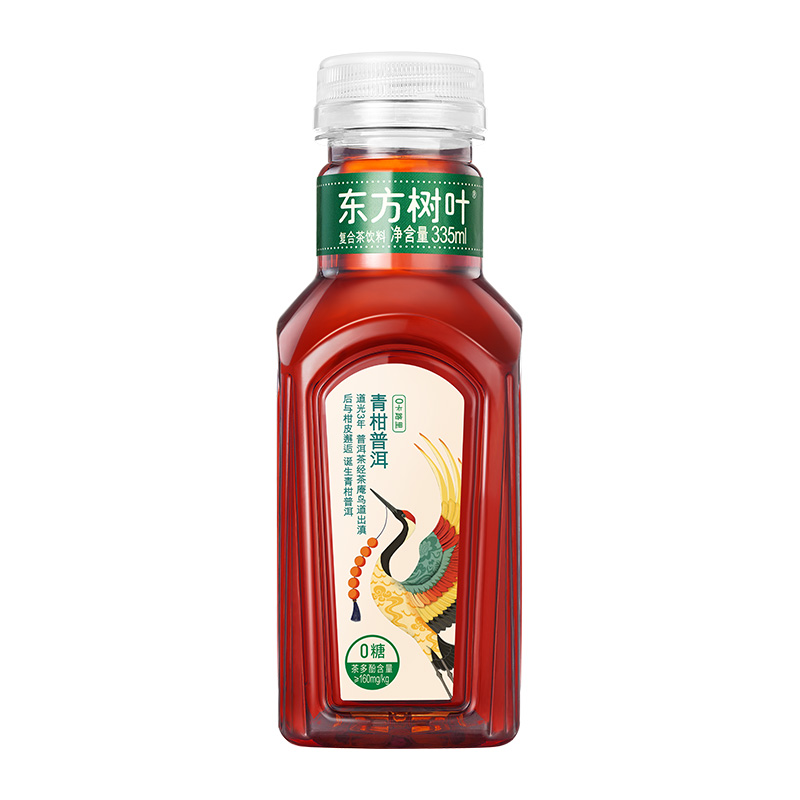 农夫山泉东方树叶青柑普洱茶335ml*15瓶/箱 - 图2