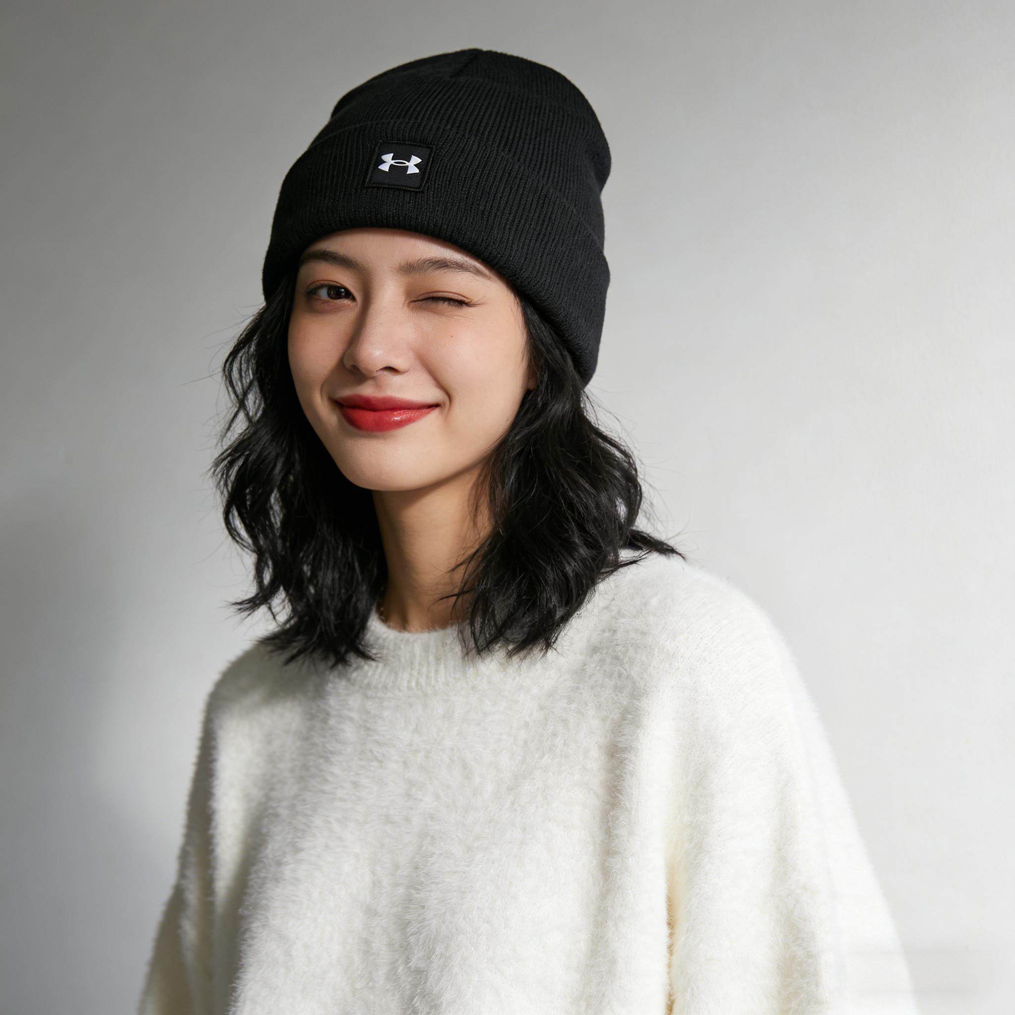 UA安德玛帽子冬天女帽新款干爽毛线帽保暖男帽休闲帽绒线帽针织帽,淘宝优惠券,粉丝福利购,淘宝优惠卷