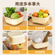 Miaoran double-layer drain basket rice sieve household vegetable wash basin
