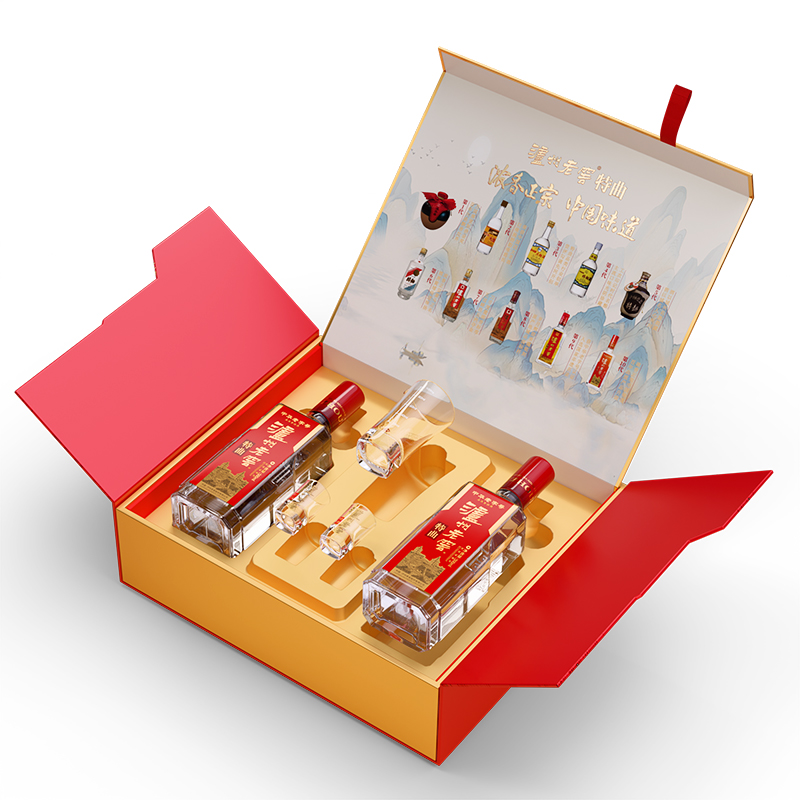 泸州老窖中华老字号特曲传承礼盒52度500ml*2含酒具白酒过年送礼