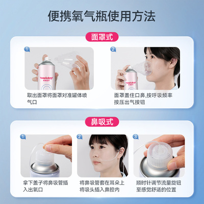 维德医疗便携式氧气呼吸器户外高原老人孕妇家用氧气瓶