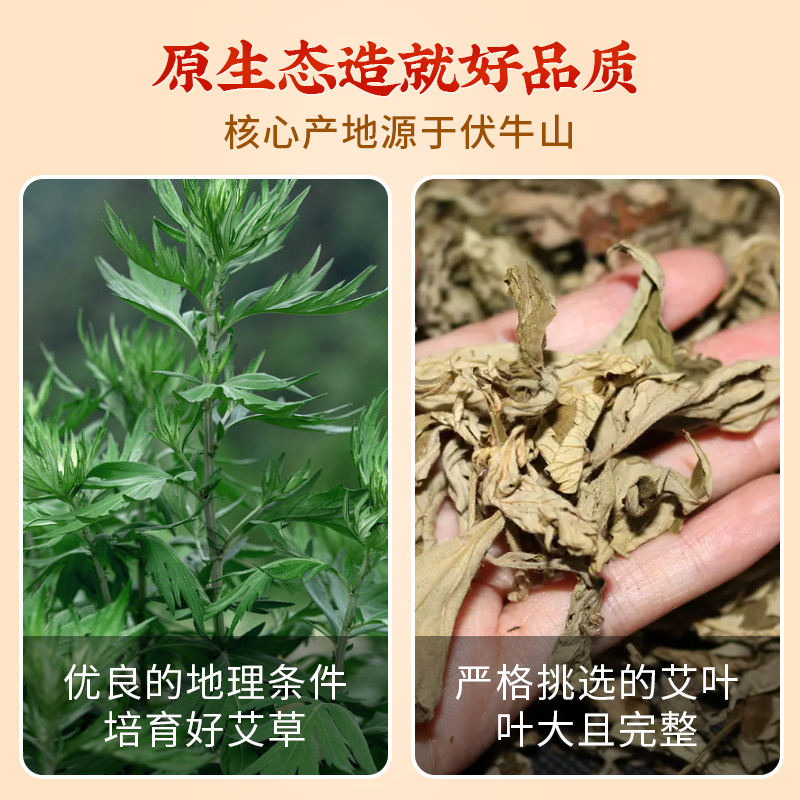 北京同仁堂泡脚药包艾草艾叶秋冬天祛湿排寒排毒助睡眠中药足浴包 - 图1