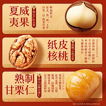 两斤！百草味坚零食礼盒1075g！[5元优惠券]-寻折猪