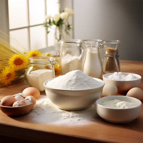 五得利面粉六星超精小麦粉25kg中筋家用50斤通用包子饺子馒头面条 - 图2