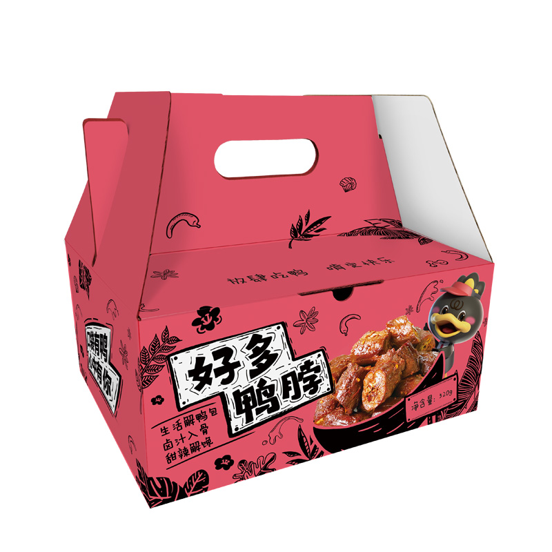 周黑鸭纯肉礼盒好多鸭脖520g辣味鸭肉零食大礼包卤味小吃独立小包 - 图3