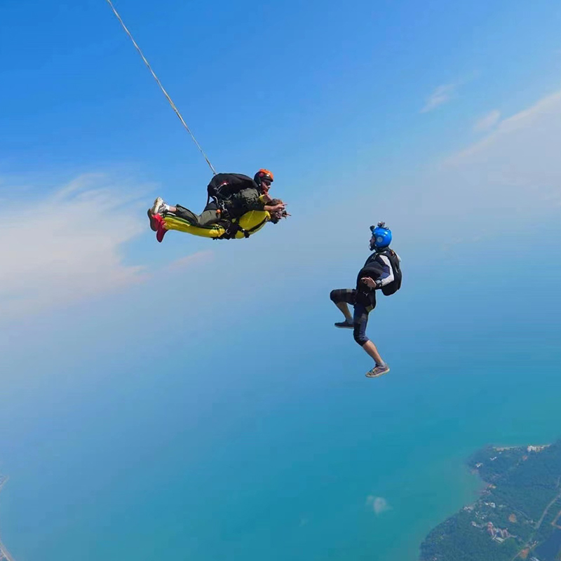 泰国曼谷芭提雅清迈高空跳伞射击体验dropzone/thaisky包酒店接送-图0