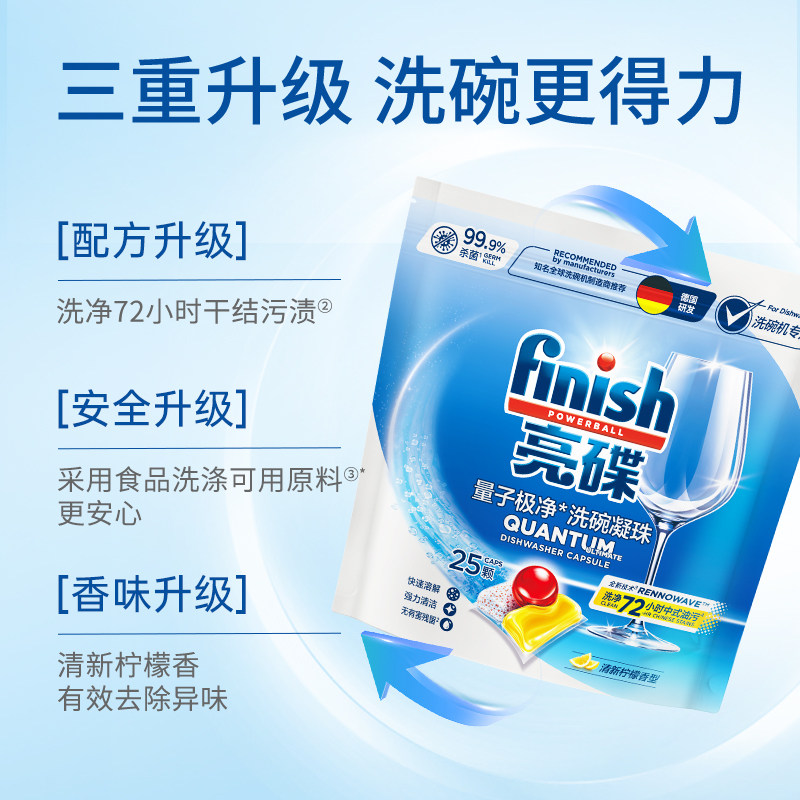 Finish dishwashing beads, 75 for all machines