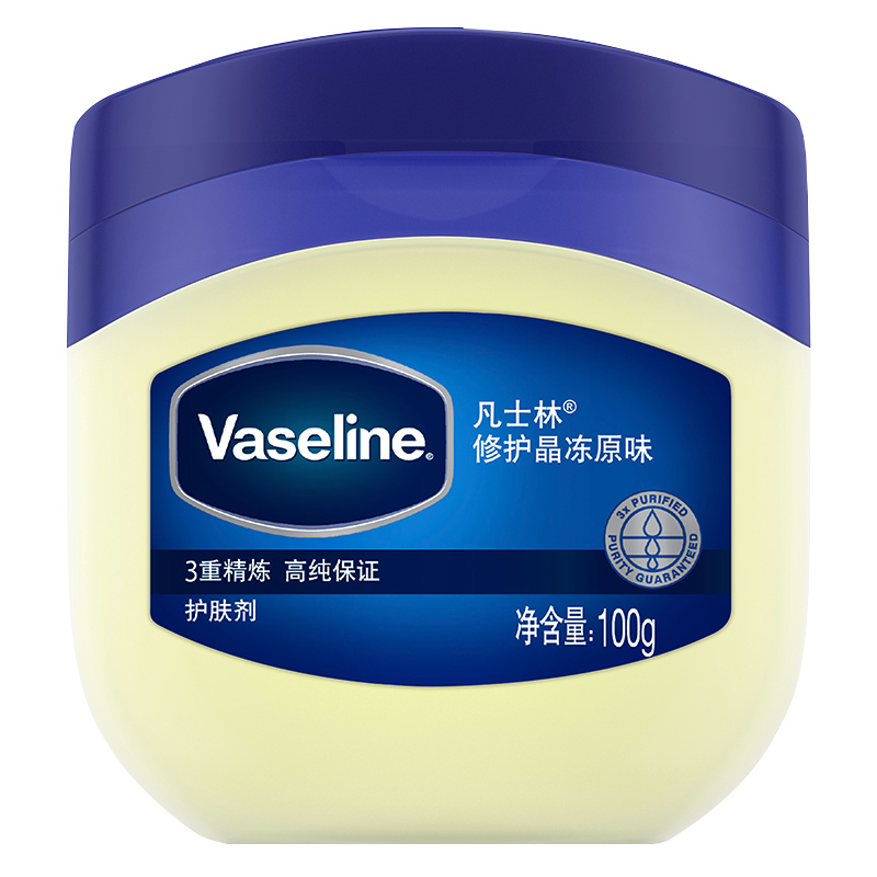 Vaseline/凡士林原味晶冻100g经典修护修护干燥保湿高保湿补水-图0