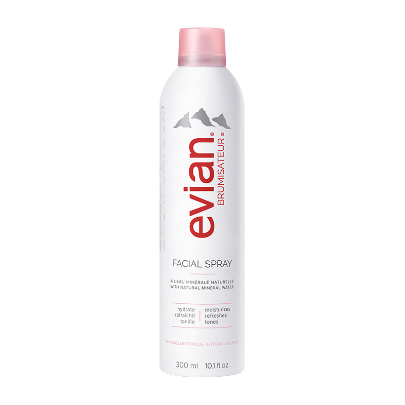 Evian/依云法国进口依云矿泉水喷雾爽肤水300ml保湿补水定妆清爽