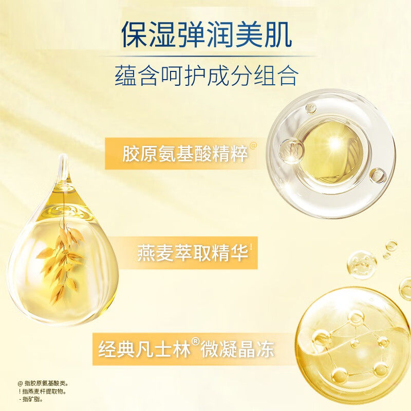 Vaseline/凡士林倍护精华修护男女润肤乳身体乳保湿滋润全身400ml