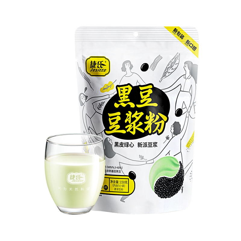 88VIP更划算 捷氏黑豆浆150g*2袋