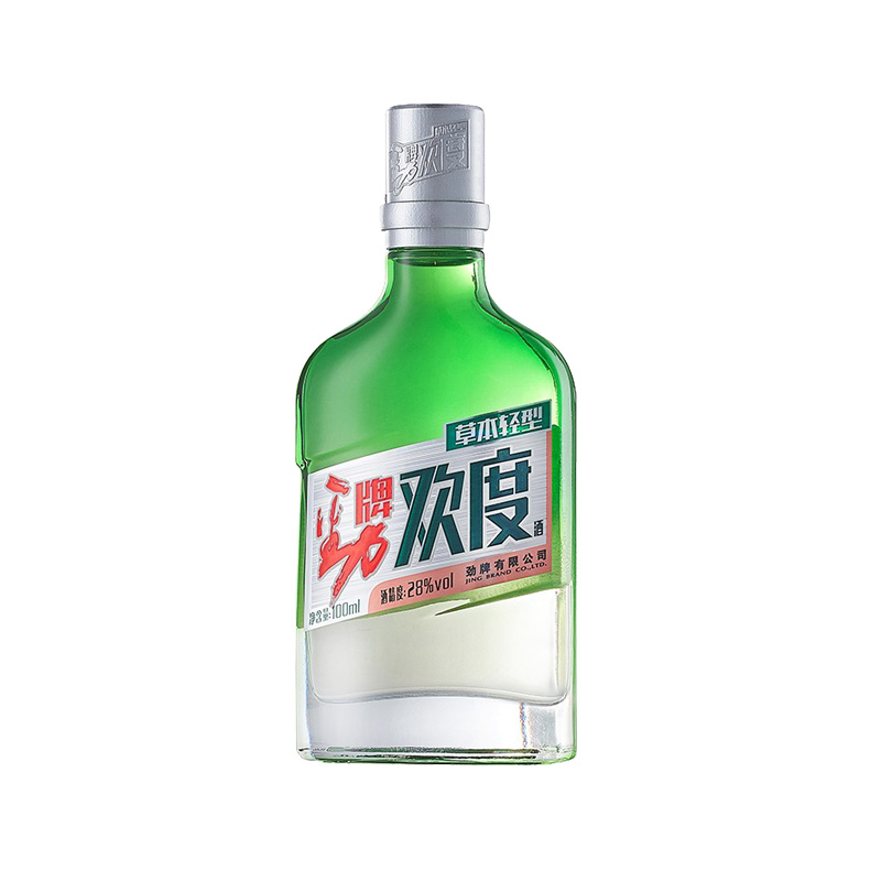 劲牌欢度酒28度低度100ml*1瓶小酒草本轻型口味白酒劲酒送礼酒水