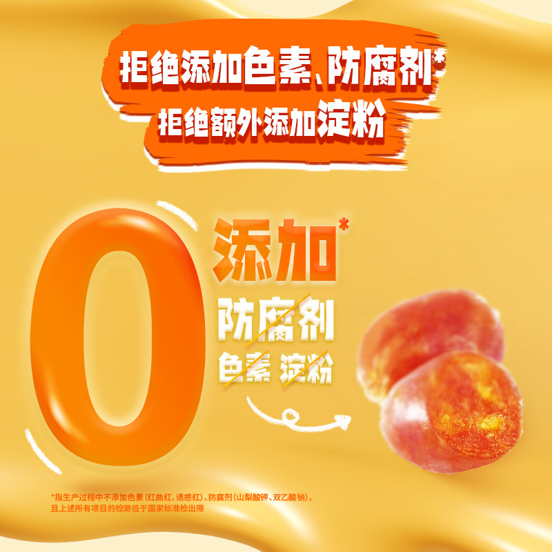 荷美尔金沙咸蛋黄迷你香肠大颗粒猪肉类零食35g*5包休闲办公零食,淘宝优惠券,粉丝福利购,淘宝优惠卷