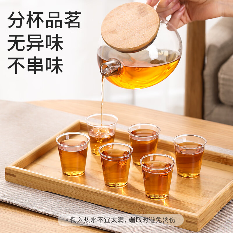 包邮美丽雅一次性杯子塑杯加厚家用透明防烫航空杯水杯功夫茶杯 - 图0