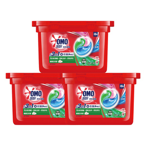 奥妙三合一清新桉树洗衣凝珠189g*3盒