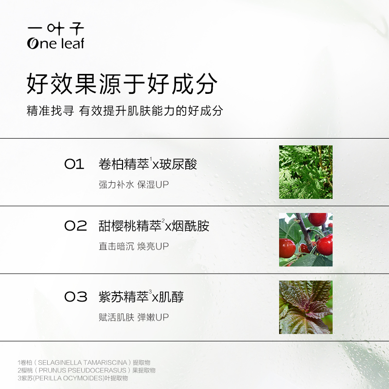 一叶子天才润养面膜礼盒50片补水保湿提亮暗沉收缩毛孔女滋润舒缓