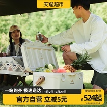 Naturehike Norwegian Guest Antibacterial Incubator Outdoor Camping Ice Cubes Refrigerated On-board Ice Bucket Keep Cold Portable Fridge