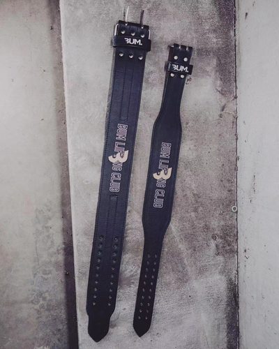 克里斯健身深蹲硬拉腰带男女专业举重力量举训练头层牛皮护腰带 - 图0