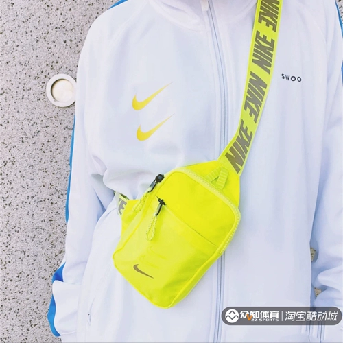 Nike, трендовая сумка на одно плечо подходит для мужчин и женщин, сумка через плечо для спортзала, мобильный телефон, поясная сумка, для бега