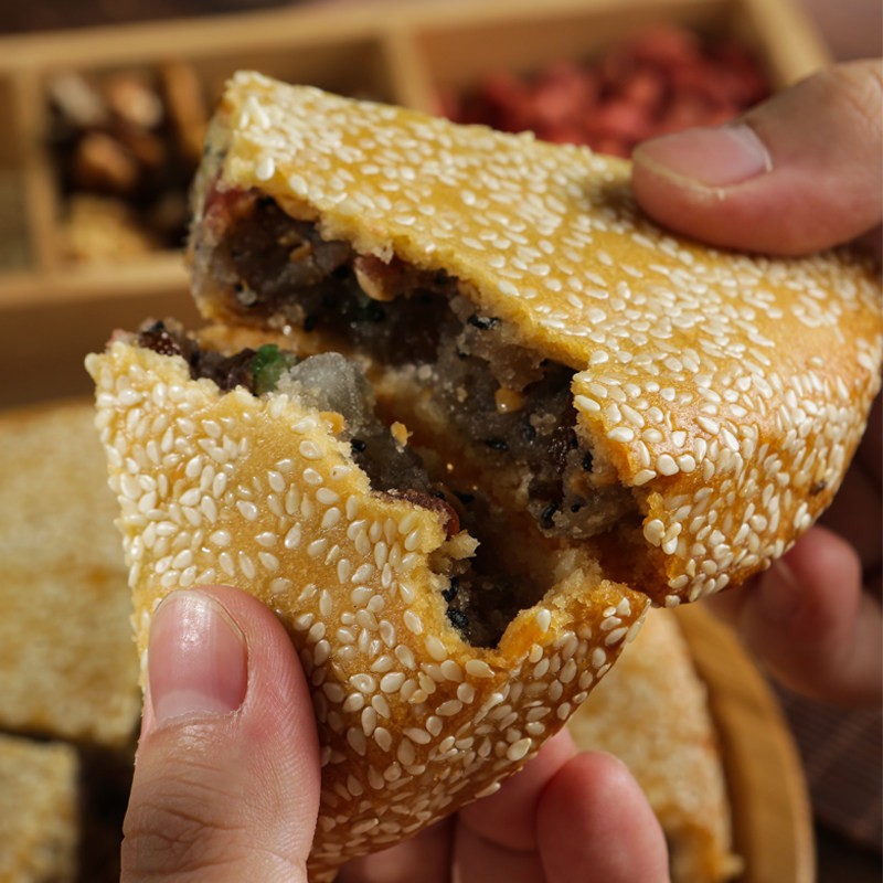 3个核桃仁百果麻饼大酥饼酥浙江杭州江浙名点特色零食品早餐糕点,淘宝优惠券,粉丝福利购,淘宝优惠卷