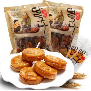 韩国进口帕克大叔麦芽糖心形棒棒糖 韩进食品糖果