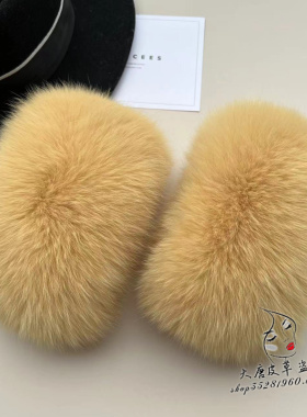 大唐皮草正宗进口女士真毛袖套