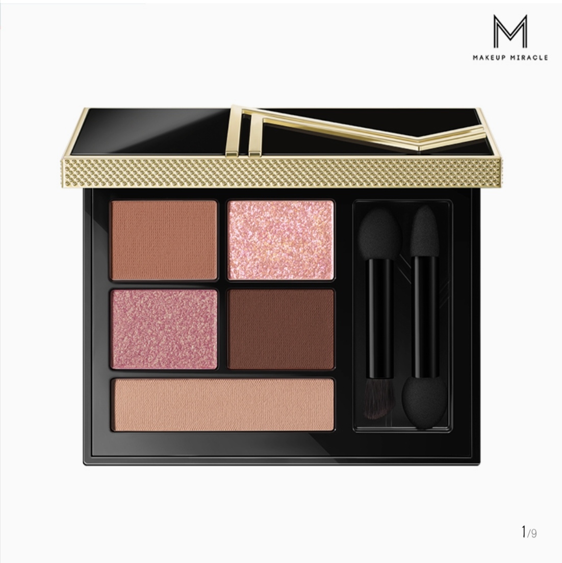 MAKEUPMIRACLE定制奢缎五色眼影盘羊绒质地 细腻丝滑 - 图0