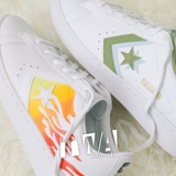 Converse Converse Pro кожа Pure White Orange Low Bai Jinging Той же модель 167239c 167853c