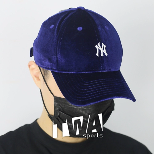 New Era 9forty Luxury Velvet Series вышивая вышивка бейсбола Shade Luck Sports Hat Black Blue Wine Red бесплатно