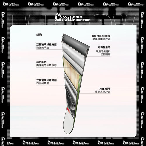 冷山雪具NITRO滑雪板尼卓PRIME CHROMA新手入门单板滑雪板男2526 - 图2