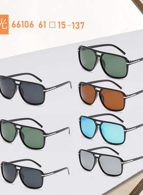 新款欧美偏光太阳镜 运动太阳眼镜 防紫外线时尚男女复古大框墨镜