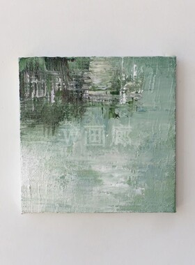 绿色抽象艺术侘寂风小尺寸组合挂画客厅玄关沙发背景墙卧室装饰画