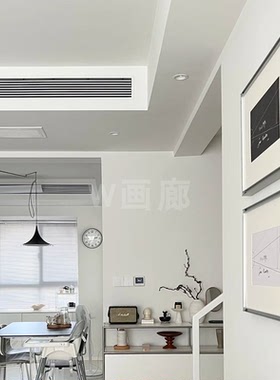 现代简约风抽象几何客厅卧室沙发背景墙壁画小众艺术餐厅组合挂画
